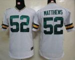 Wholesale Cheap Nike Packers #52 Clay Matthews White Youth Stitched NFL Elite Jersey