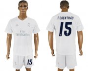 Wholesale Cheap Real Madrid #15 F.Coentrao Marine Environmental Protection Home Soccer Club Jersey