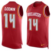 Wholesale Cheap Nike Buccaneers #14 Chris Godwin Red Team Color Men's Stitched NFL Limited Tank Top Jersey