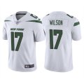 Wholesale Cheap Men's New York Jets #17 Garrett Wilson 2022 White Vapor Untouchable Limited Stitched Jersey