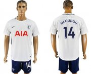Wholesale Cheap Tottenham Hotspur #14 Nkoudou White/Blue Soccer Club Jersey