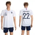 Wholesale Cheap France #22 Hernandez Away Soccer Country Jersey