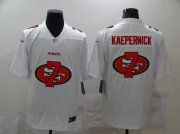 Wholesale Cheap Men's San Francisco 49ers #7 Colin Kaepernick White 2020 Shadow Logo Vapor Untouchable Stitched NFL Nike Limited Jersey