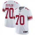 Wholesale Cheap Nike Giants #70 Kevin Zeitler White Men's Stitched NFL Vapor Untouchable Limited Jersey