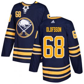 Wholesale Cheap Adidas Sabres #68 Victor Olofsson Navy Blue Home Authentic Stitched Youth NHL Jersey