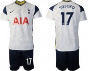 Wholesale Cheap Men 2020-2021 club Tottenham Hotspur home 17 white Soccer Jerseys