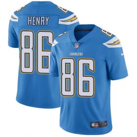 Wholesale Cheap Nike Chargers #86 Hunter Henry Electric Blue Alternate Men\'s Stitched NFL Vapor Untouchable Limited Jersey