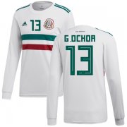 Wholesale Cheap Mexico #13 G.Ochoa Away Long Sleeves Soccer Country Jersey