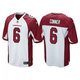 Wholesale Cheap Men\'s Arizona Cardinals #6 James Conner Game White Nike Jersey