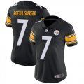 Wholesale Cheap Nike Steelers #7 Ben Roethlisberger Black Team Color Women's Stitched NFL Vapor Untouchable Limited Jersey