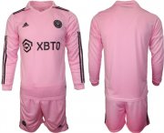 Cheap Men's Inter Miami CF Blank 2023-24 Pink Home Soccer Jersey Suit
