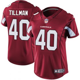 Wholesale Cheap Nike Cardinals #40 Pat Tillman Red Team Color Women\'s Stitched NFL Vapor Untouchable Limited Jersey