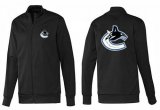 Wholesale Cheap NHL Vancouver Canucks Zip Jackets Black-1