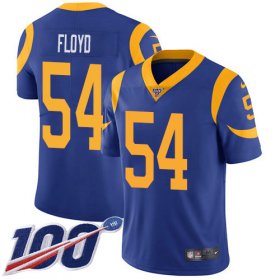Wholesale Cheap Nike Rams #54 Leonard Floyd Royal Blue Alternate Youth Stitched NFL 100th Season Vapor Untouchable Limited Jersey