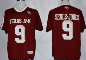 Wholesale Cheap Texas A&M Aggies #9 Ricky Seals-Jones 2013 Red Jersey