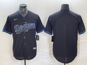 Cheap Men's Los Angeles Dodgers Blank Lights Out Black Fashion Stitched Cool Base Nike Jersey
