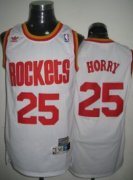 Wholesale Cheap Houston Rockets #25 Robert Horry White Swingman Throwback Jersey