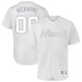 Wholesale Cheap Miami Marlins Majestic 2019 Players' Weekend Flex Base Authentic Roster Custom Jersey White