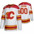 Wholesale Cheap Calgary Flames Custom Men's 2019-20 Heritage Classic Authentic White Stitched NHL Jersey