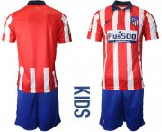 Wholesale Cheap Youth 2020-2021 club Atletico Madrid home red Soccer Jerseys