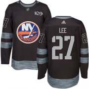 Wholesale Cheap Adidas Islanders #27 Anders Lee Black 1917-2017 100th Anniversary Stitched NHL Jersey