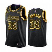 Wholesale Cheap Men Los Angeles Lakers #39 Dwight Howard Mamba Inspired Black 2021 Stitched NBA Jersey