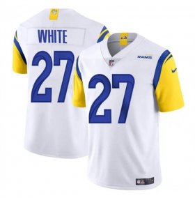 Cheap Men\'s Los Angeles Rams #27 Tre\'Davious White White Vapor Untouchable Football Stitched Jersey