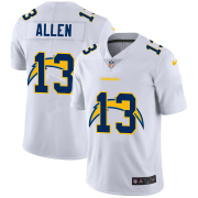 Wholesale Cheap Los Angeles Chargers #13 Keenan Allen White Men's Nike Team Logo Dual Overlap Limited NFL Jersey