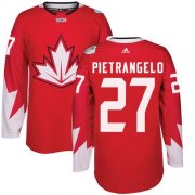 Wholesale Cheap Team CA. #27 Alex Pietrangelo Red 2016 World Cup Stitched NHL Jersey