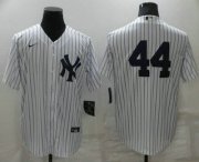 Wholesale Cheap Men's New York Yankees #44 Reggie Jackson White No Name Stitched MLB Nike Cool Base Jersey