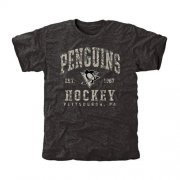 Wholesale Cheap Men's Pittsburgh Penguins Black Camo Stack T-Shirt