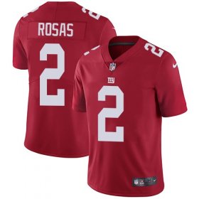 Wholesale Cheap Nike Giants #2 Aldrick Rosas Red Alternate Men\'s Stitched NFL Vapor Untouchable Limited Jersey