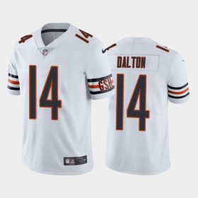 Wholesale Cheap Men\'s Chicago Bears #14 Andy Dalton White Vapor untouchable Limited Stitched Jersey