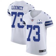 Wholesale Cheap Nike Cowboys #73 Joe Looney White Men's Stitched With Established In 1960 Patch NFL New Elite Jersey