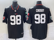 Wholesale Cheap Men's Las Vegas Raiders #98 Maxx Crosby Black Mexico Vapor Limited Football Stitched Jersey
