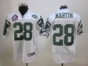 Wholesale Cheap Jets #28 Curtis Martin White Hall of Fame 2012 Stitched NFL Jersey
