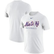 Wholesale Cheap New York Mets Nike MLB Practice T-Shirt White