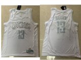 Wholesale Cheap Men's Houston Rockets #13 James Harden White 2020 MVP Nike Swingman Stitched NBA Jersey