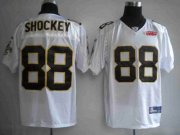 Wholesale Cheap Saints #88 Jeremy Shockey White With Super Bowl Patch Stitched NFL Jersey