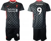 Wholesale Cheap Men 2020-2021 club Liverpool Second away 9 black Soccer Jerseys