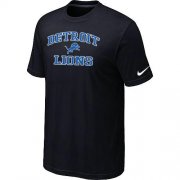 Wholesale Cheap Nike NFL Detroit Lions Heart & Soul NFL T-Shirt Black