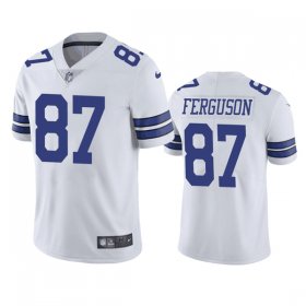 Cheap Men\'s Dallas Cowboys #87 Jake Ferguson White Vapor Untouchable Limited Football Stitched Jersey