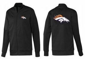 Wholesale Cheap NFL Denver Broncos Team Logo Jacket Black_1