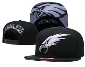 Wholesale Cheap NFL Philadelphia Eagles Fresh Logo Black Adjustable Hat