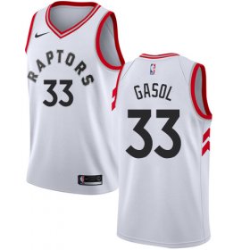 Cheap Raptors #33 Marc Gasol White Youth Basketball Swingman Association Edition Jersey