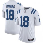 Wholesale Cheap Indianapolis Colts #18 Peyton Manning Men's Nike White Retired Player Limited Jersey