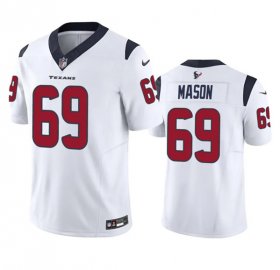 Wholesale Cheap Men\'s Houston Texans #69 Shaq Mason White 2023 F.U.S.E Vapor Untouchable Stitched Football Jersey
