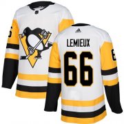 Wholesale Cheap Adidas Penguins #66 Mario Lemieux White Road Authentic Stitched Youth NHL Jersey