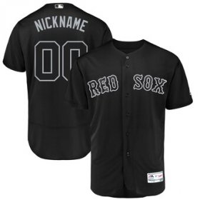 Wholesale Cheap Boston Red Sox Majestic 2019 Players\' Weekend Flex Base Authentic Roster Custom Jersey Black