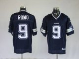 Wholesale Cheap Cowboys #9 Tony Romo Blue Stitched NFL Jersey